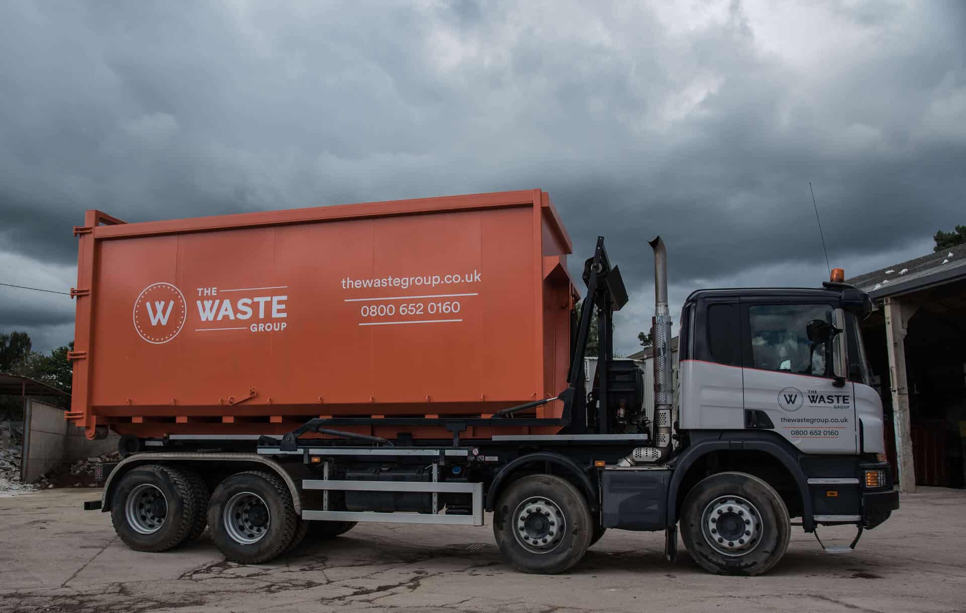 Asbestos disposal Southampton — enclosed waste container for licensed asbestos collection